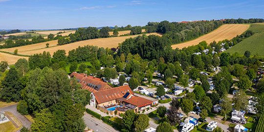 Luftansicht Kur - & Feriencamping Holmernhof Dreiquellenbad